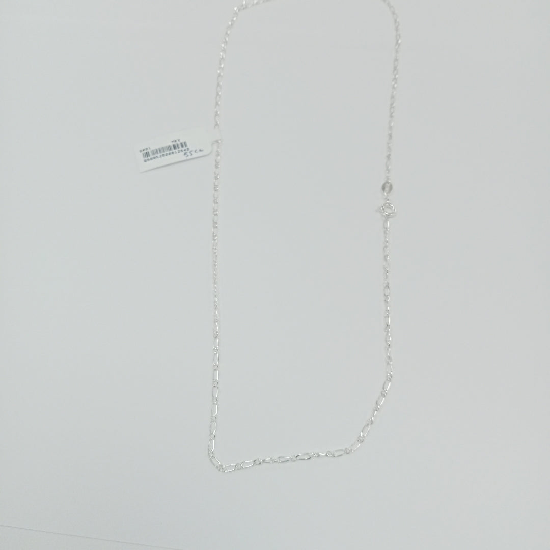 CADENA TEJIDO 1X1 PLATA .925 55 CM 3.3 GR (NUEVO)