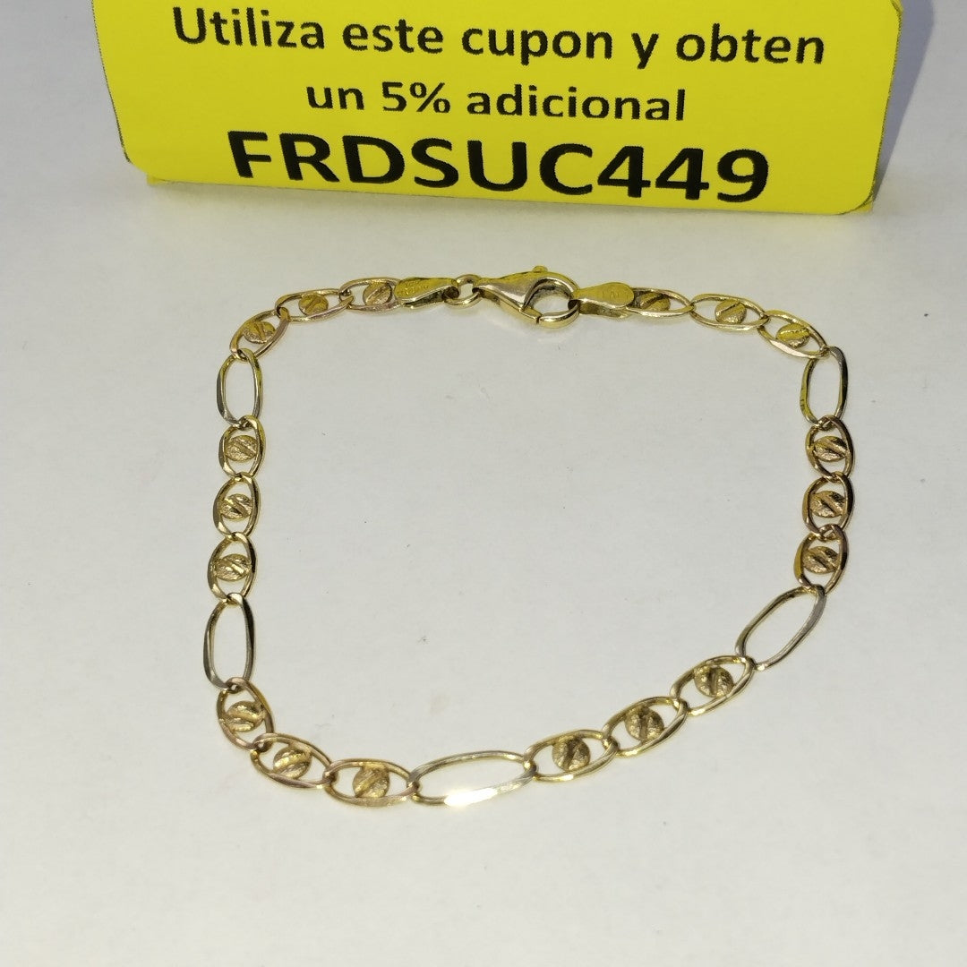 PULSERA ORO,ORO COMBINADO 14 K 4,00 GRMS (SEMINUEVO)