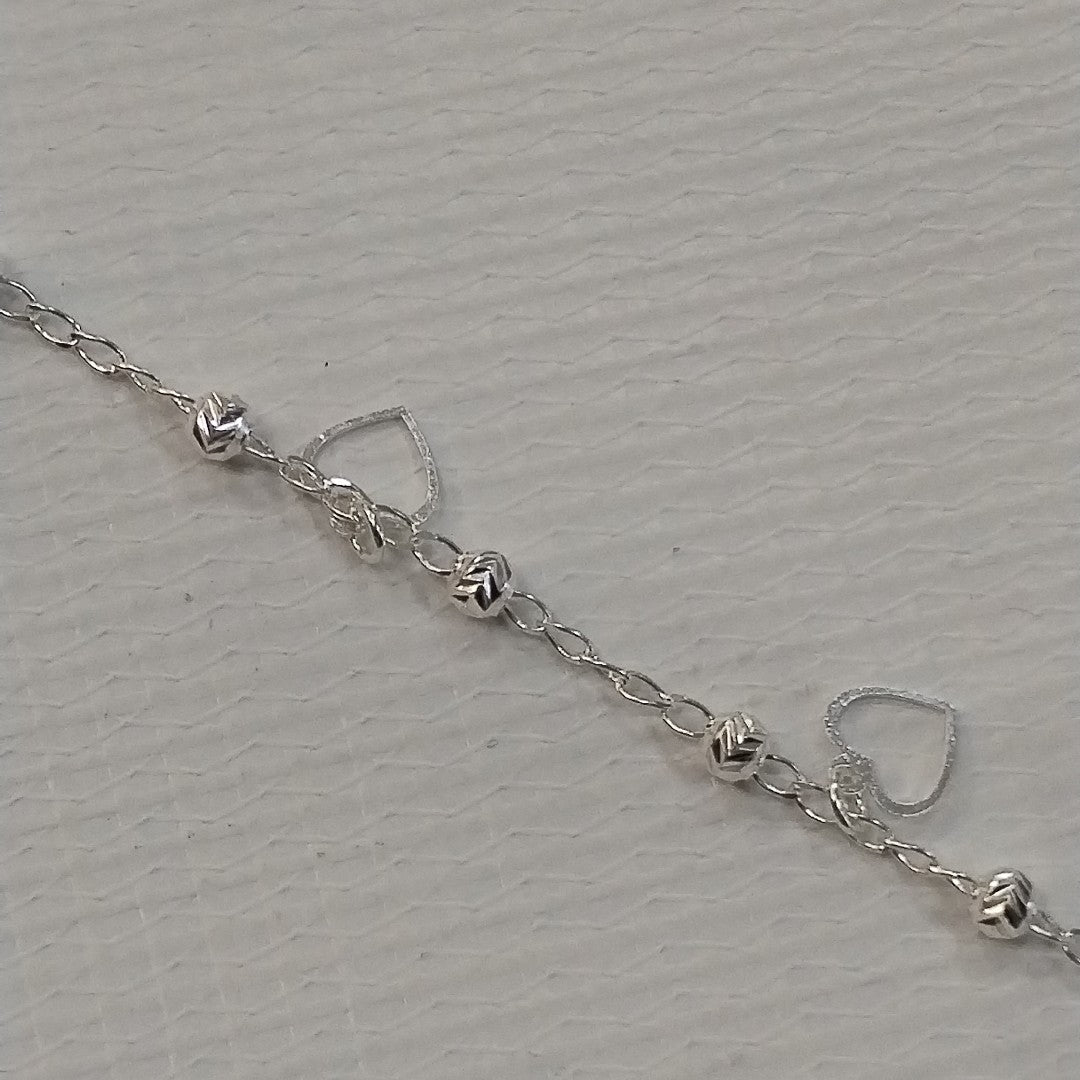PULSERA TEJIDO ESPECIAL PLATA .925 18 CM 2.7 GR (NUEVO)