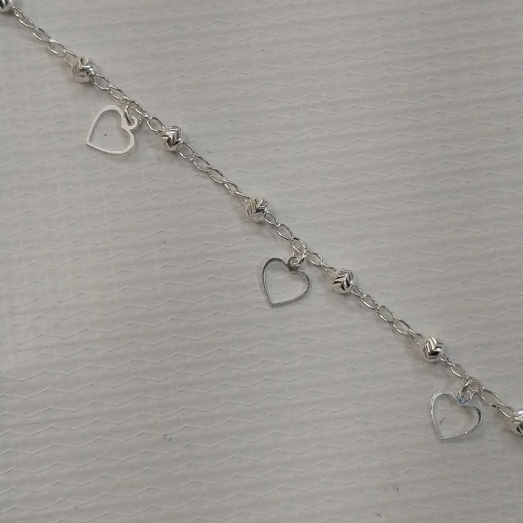 PULSERA TEJIDO ESPECIAL PLATA .925 18 CM 2.7 GR (NUEVO)