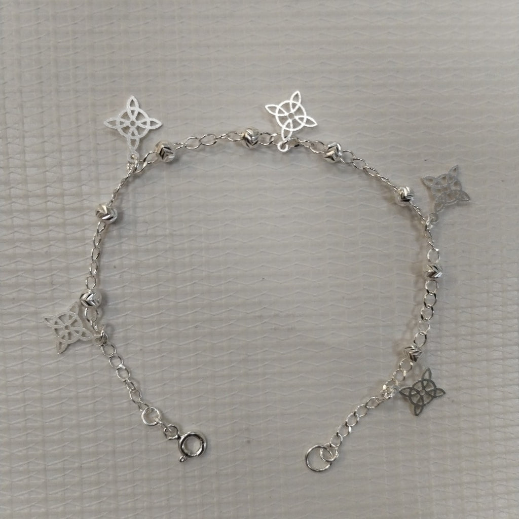 PULSERA TEJIDO ESPECIAL PLATA .925 18 CM 3.1 GR (NUEVO)