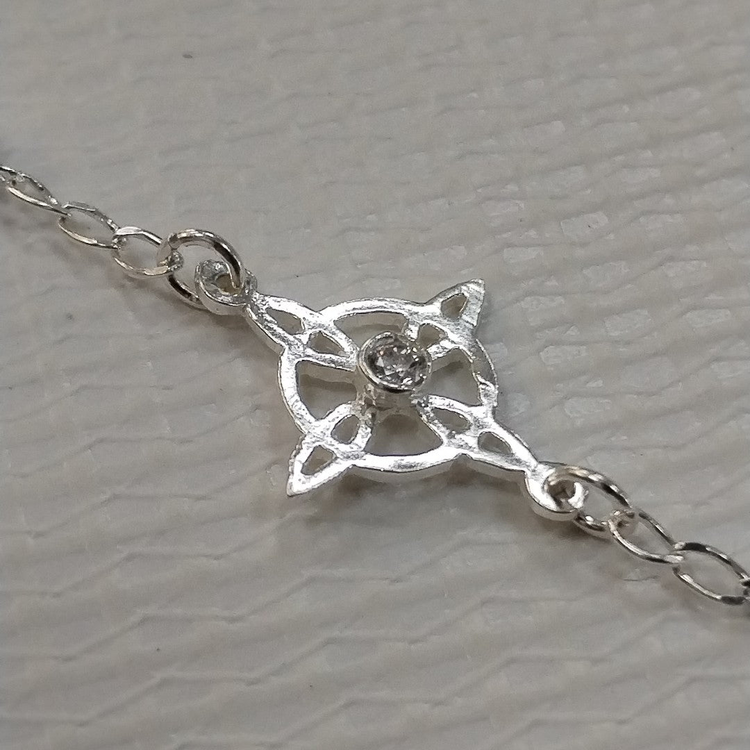 PULSERA TEJIDO ESPECIAL PLATA .925 18 CM 2.8 GR (NUEVO)