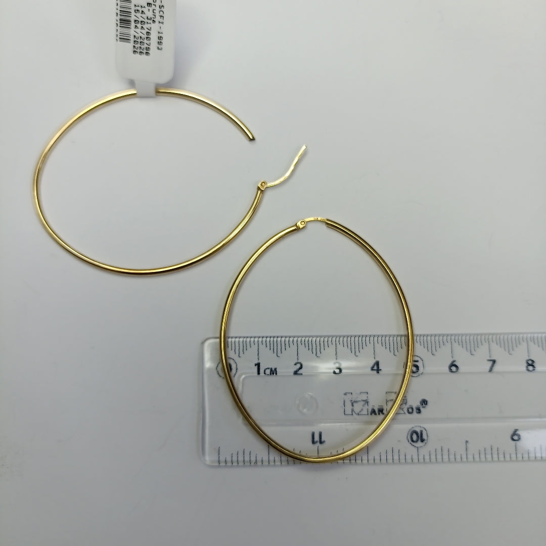 ARRACADAS PAR ORO 14 K 2.8 GRMS (SEMINUEVO)