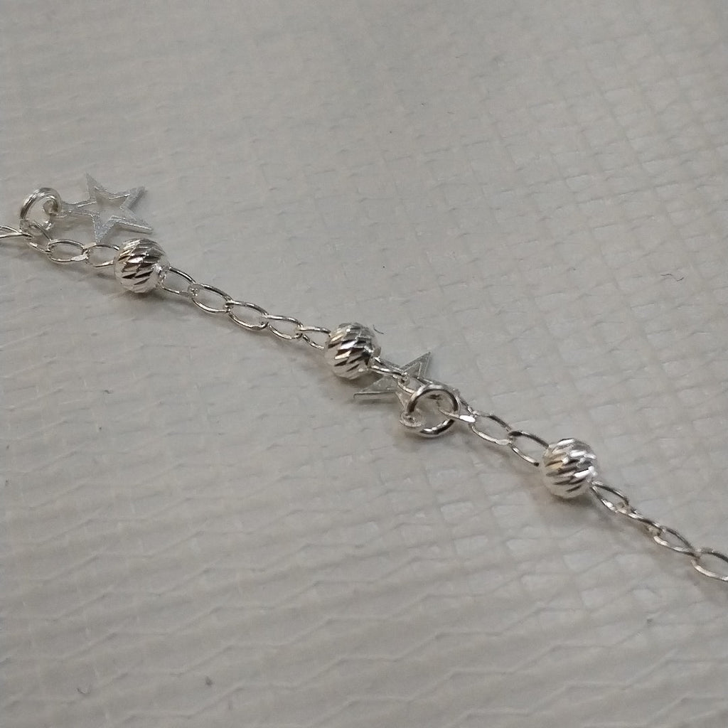 PULSERA TEJIDO ESPECIAL PLATA .925 18 CM 2.7 GR (NUEVO)