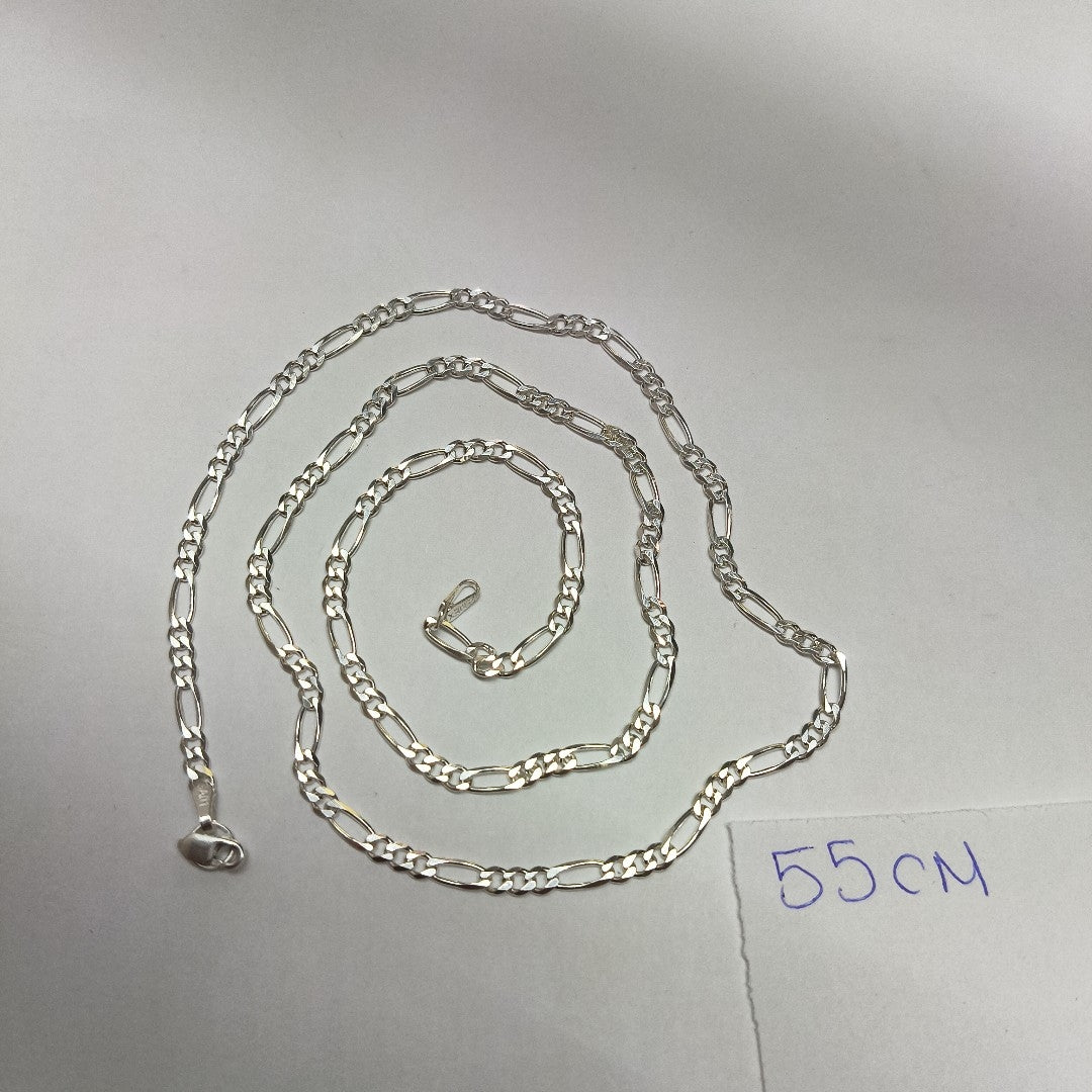 CADENA TEJIDO 3X1 PLATA .925 55 CM 7.6 GR (NUEVO)