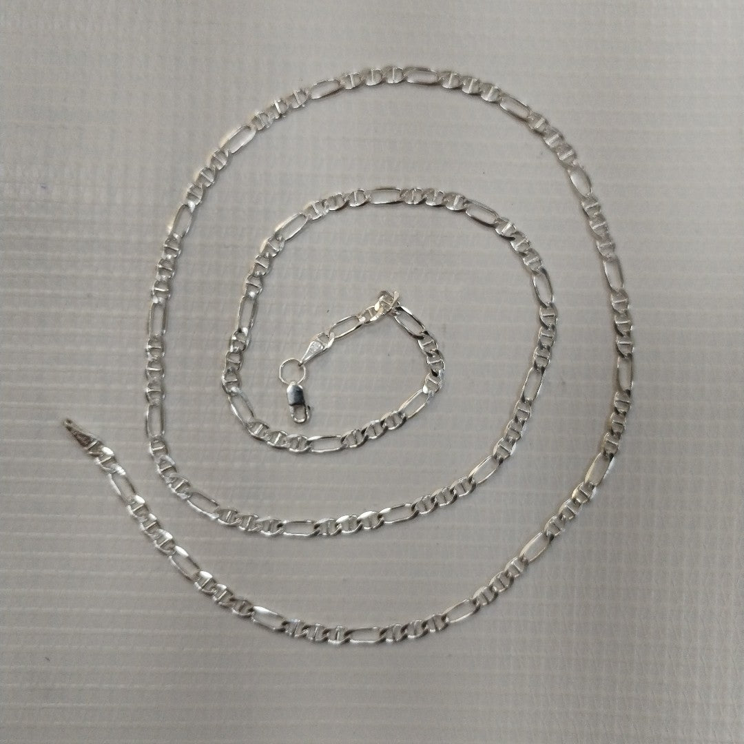 CADENA TEJIDO 3X1 PLATA .925 60 CM 8.4 GR (NUEVO)