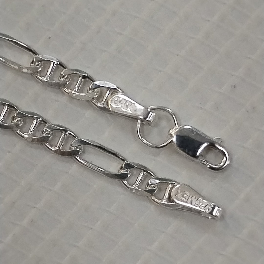CADENA TEJIDO MARINERO PLATA .925 55 CM 7.9 GR (NUEVO)