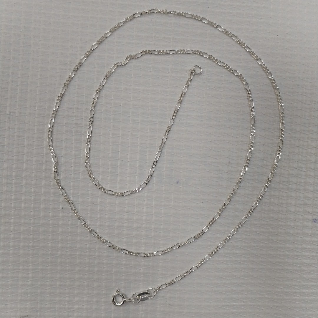 CADENA TEJIDO 3X1 PLATA .925 55 CM 2.3 GR (NUEVO)