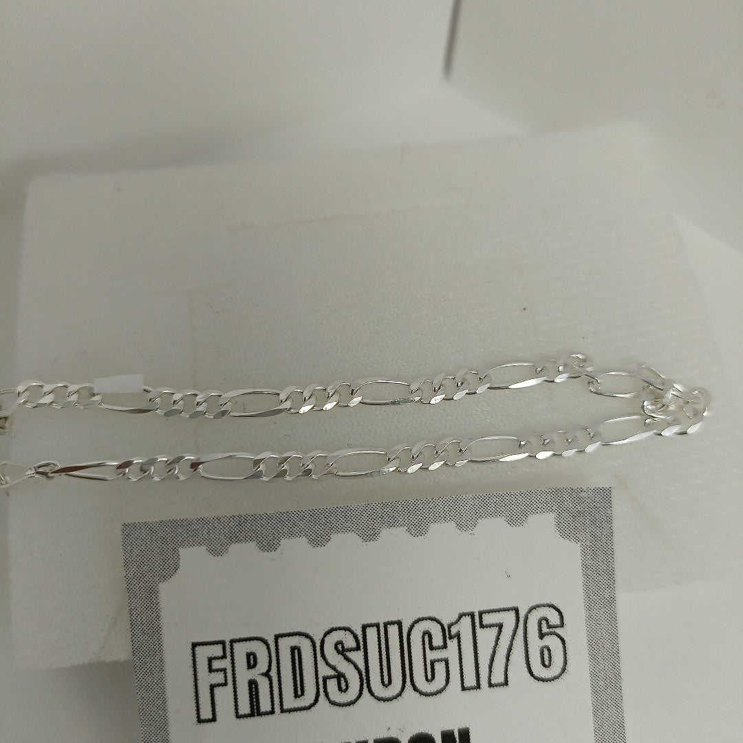 PULSERA TEJIDO 3X1 PLATA .925 18 CM 2.8 GR (NUEVO)