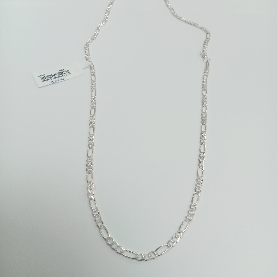 CADENA TEJIDO 3X1 PLATA .925 55 CM 7.8 GR (NUEVO)
