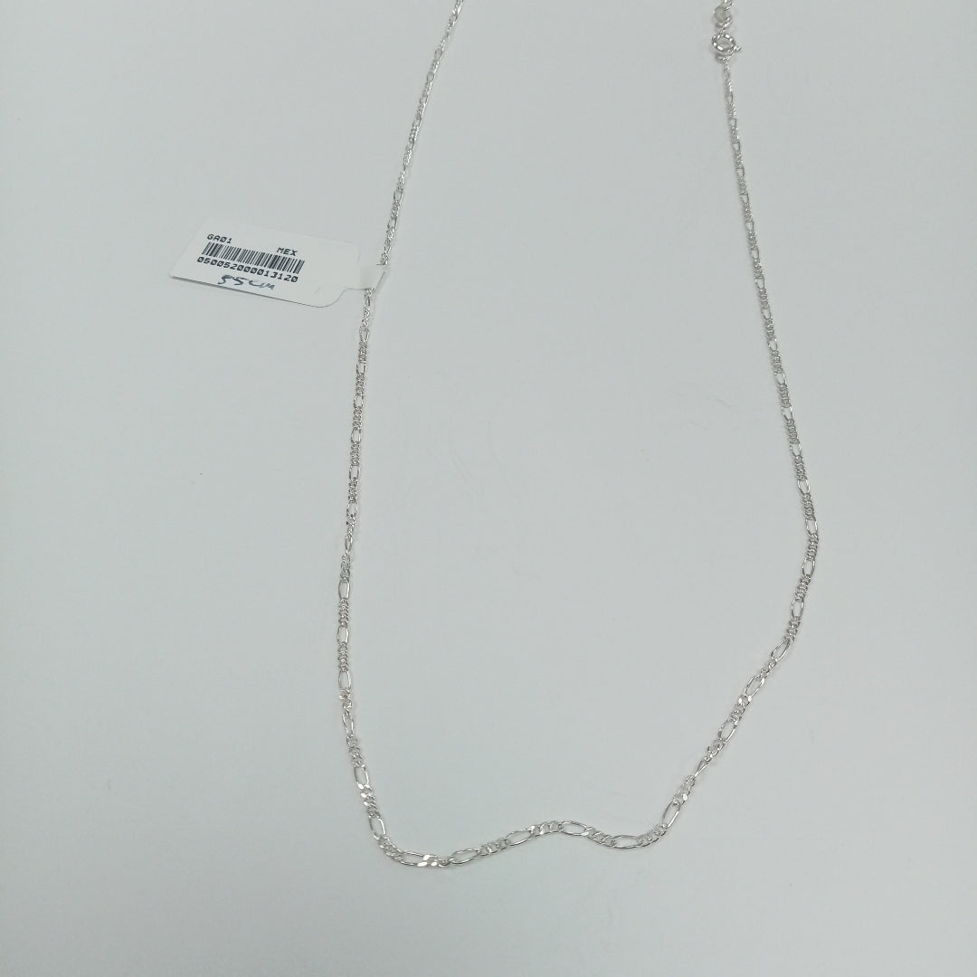 CADENA TEJIDO 3X1 PLATA .925 55 CM 2.3 GR (NUEVO)