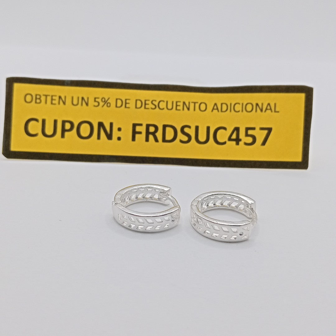 ARRACADAS PLATA .925 2.5 GR (NUEVO)