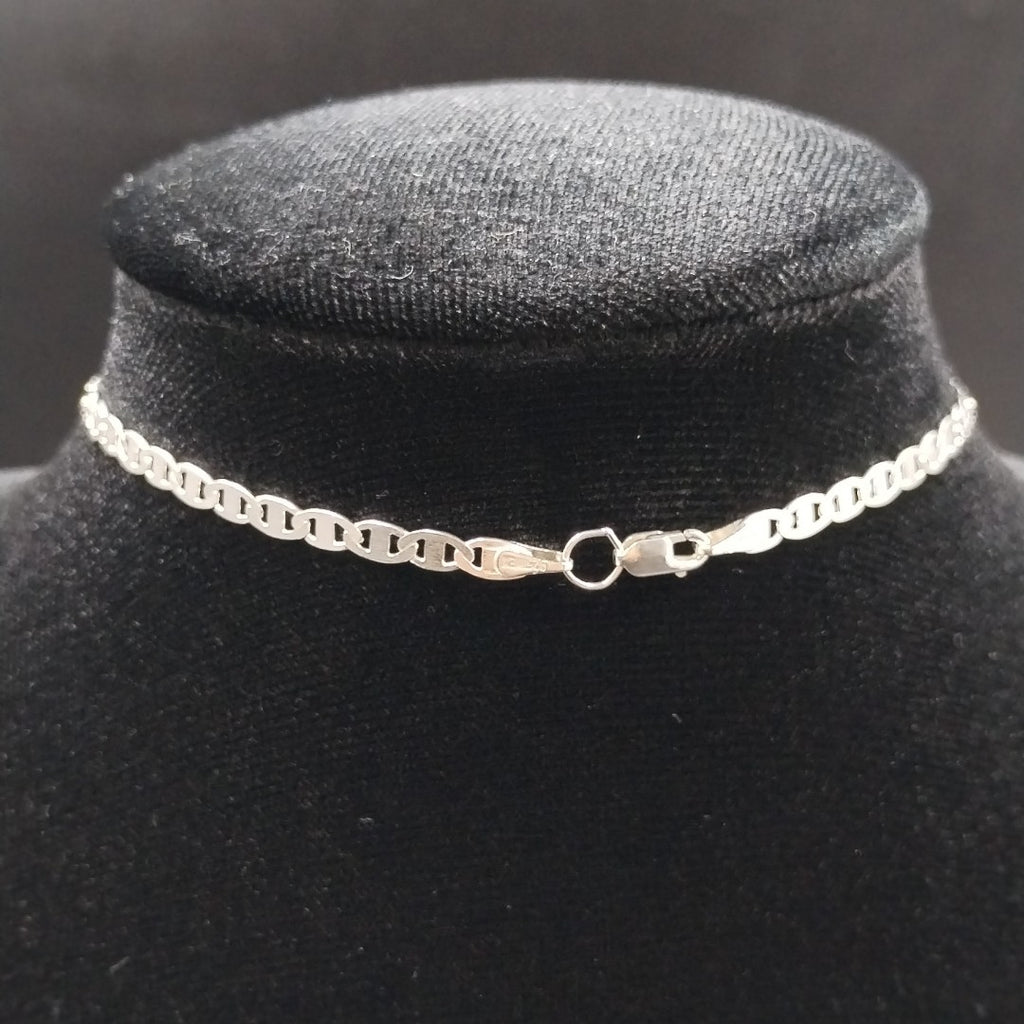 CADENA TEJIDO GUCHI PLATA .925 60 CM 9 GR (NUEVO)
