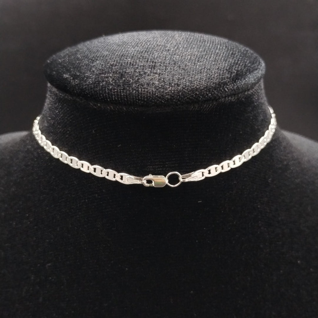 CADENA TEJIDO GUCHI PLATA .925 60 CM 9.7 GR (NUEVO)