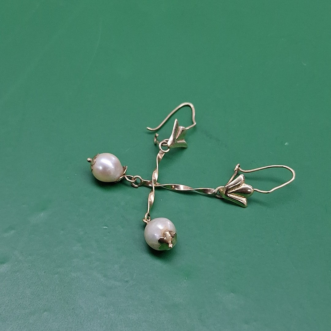 ARETES PAR ORO 10 K 1.6 GRMS (SEMINUEVO)