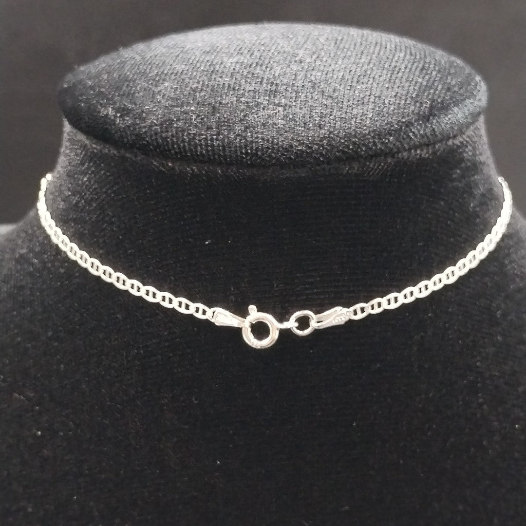 CADENA TEJIDO GUCHI PLATA .925 60 CM 3.9 GR (NUEVO)