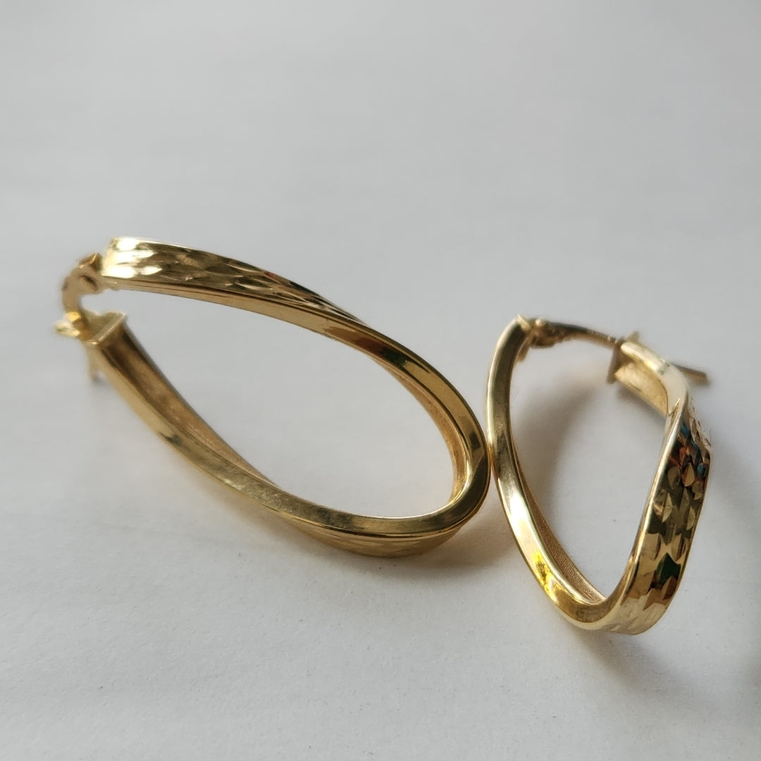 ARRACADAS PAR ORO 14 K 1,80 GRMS (SEMINUEVO)