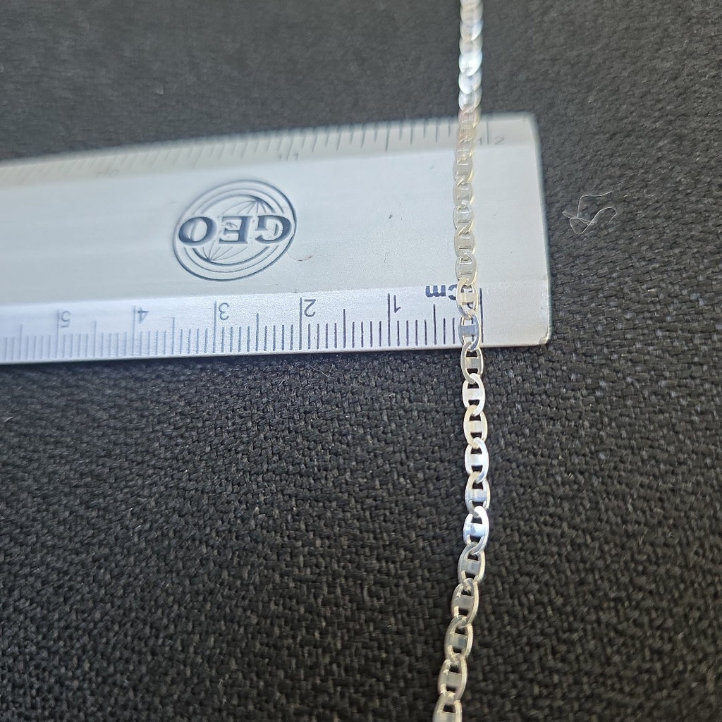 CADENA TEJIDO ESPEJO PLATA .925 60 CM 4.2 GR (NUEVO)