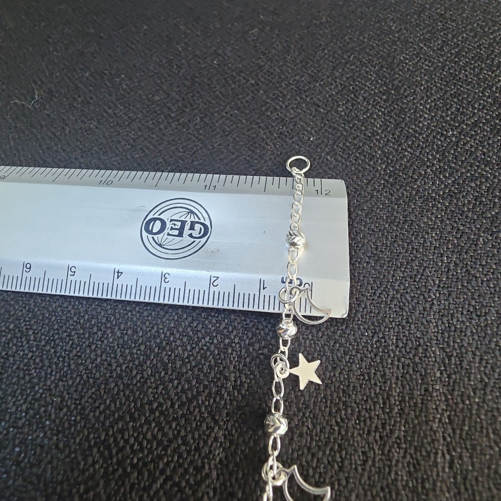PULSERA TEJIDO TEJIDO ESPECIAL PLATA .925 18 CM 3.1 GR (NUEVO)