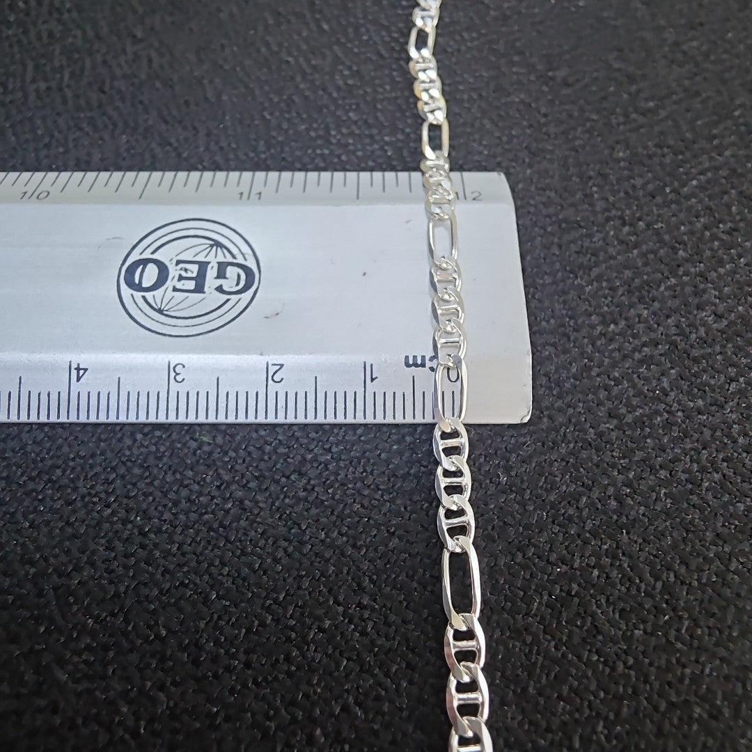 CADENA TEJIDO 3X1 PLATA .925 60 CM 8.5 GR (NUEVO)
