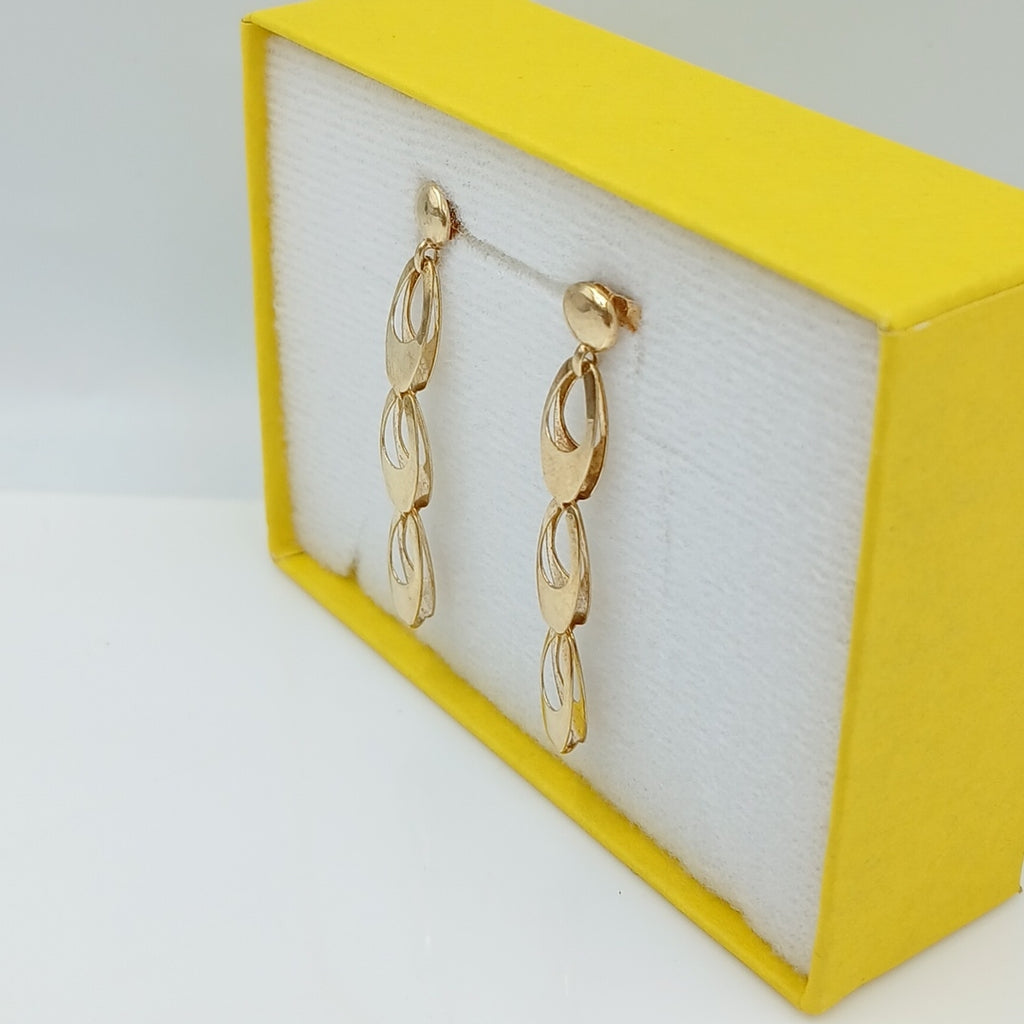 BROQUELES PAR ORO 14 K 3,00 GRMS (SEMINUEVO)