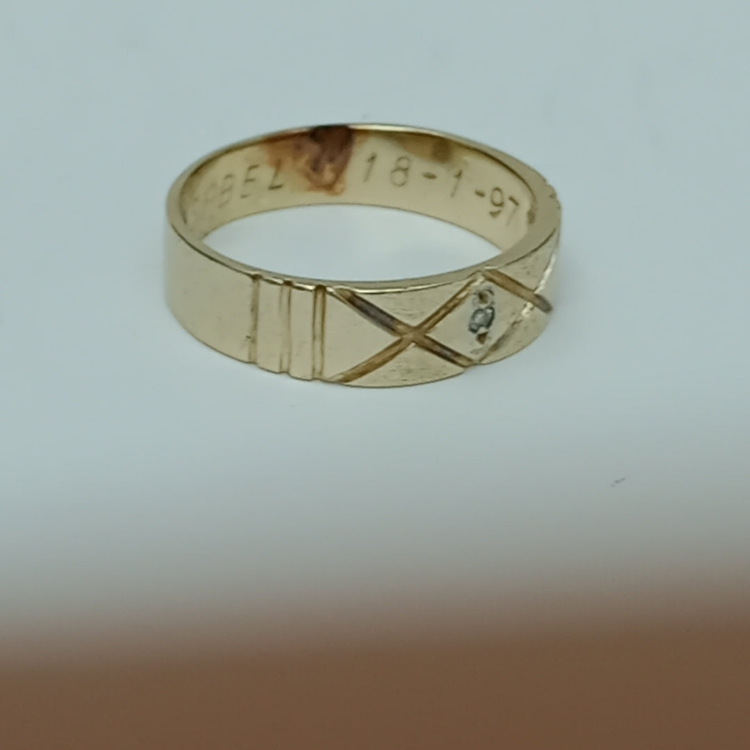 ARGOLLA ORO 14 K 4,70 GRMS (SEMINUEVO)