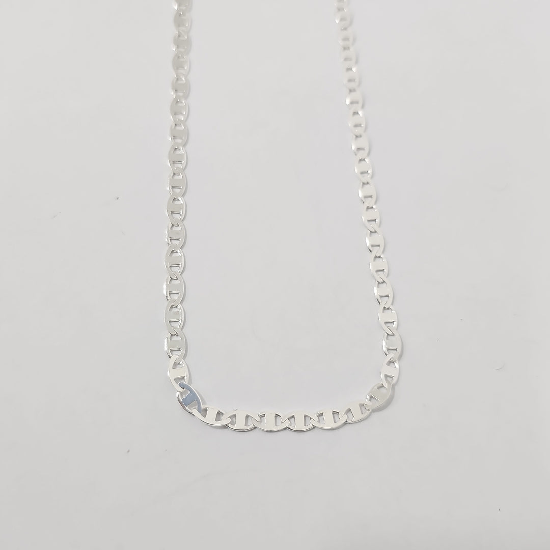 CADENA TEJIDO GUCHI PLATA .925 60 CM 9 GR (NUEVO)
