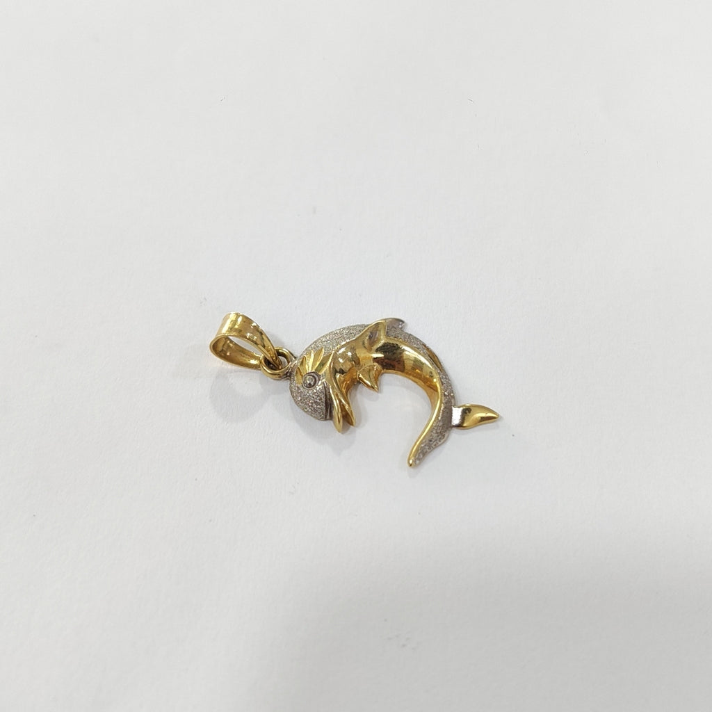 DIJE ORO COMBINADO 14 K 3.8 GRMS (SEMINUEVO)