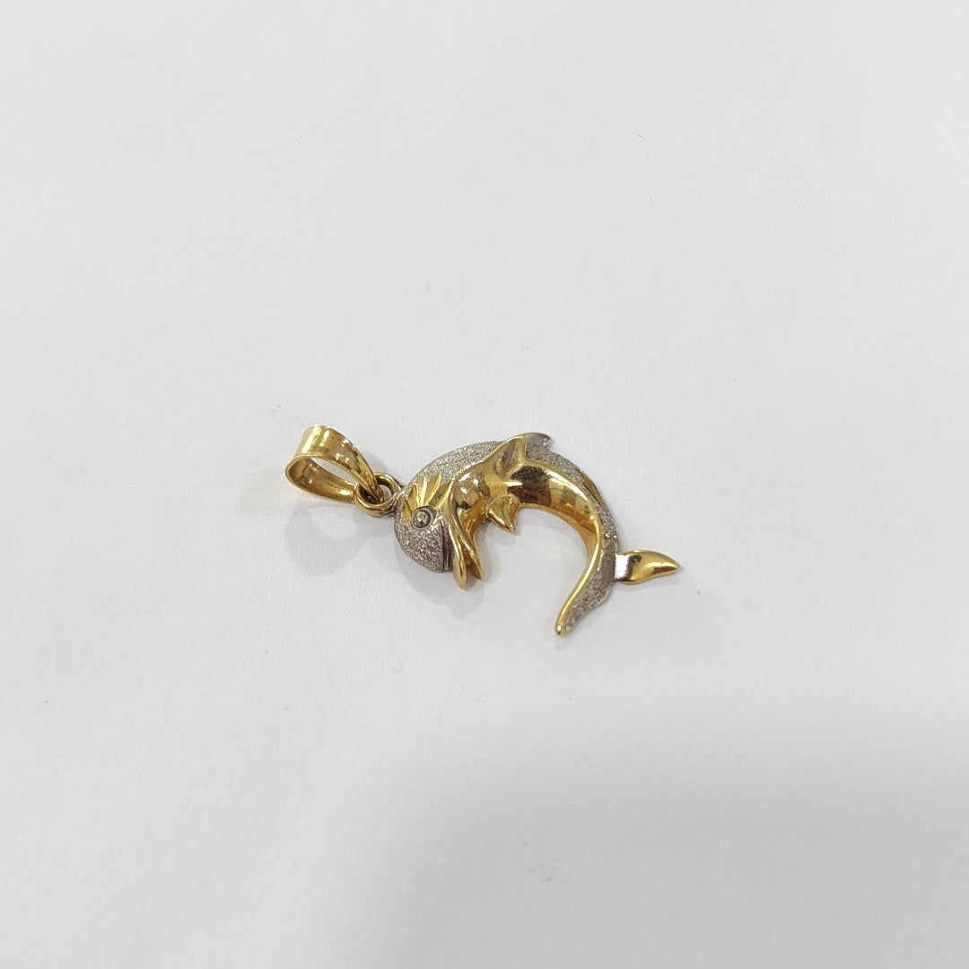 DIJE ORO COMBINADO 14 K 3.8 GRMS (SEMINUEVO)