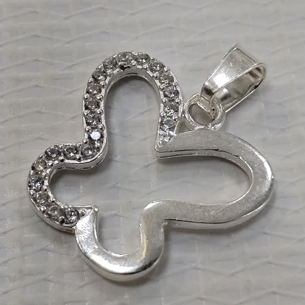 DIJE MARIPOSA C/CIRCONIAS PLATA .925 2.3 GR (NUEVO)