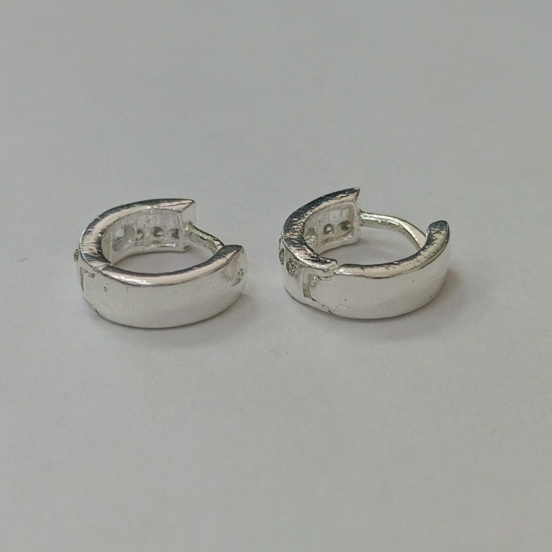 ARRACADAS C/CIRCONIAS PLATA .925 2.5 GR (NUEVO)