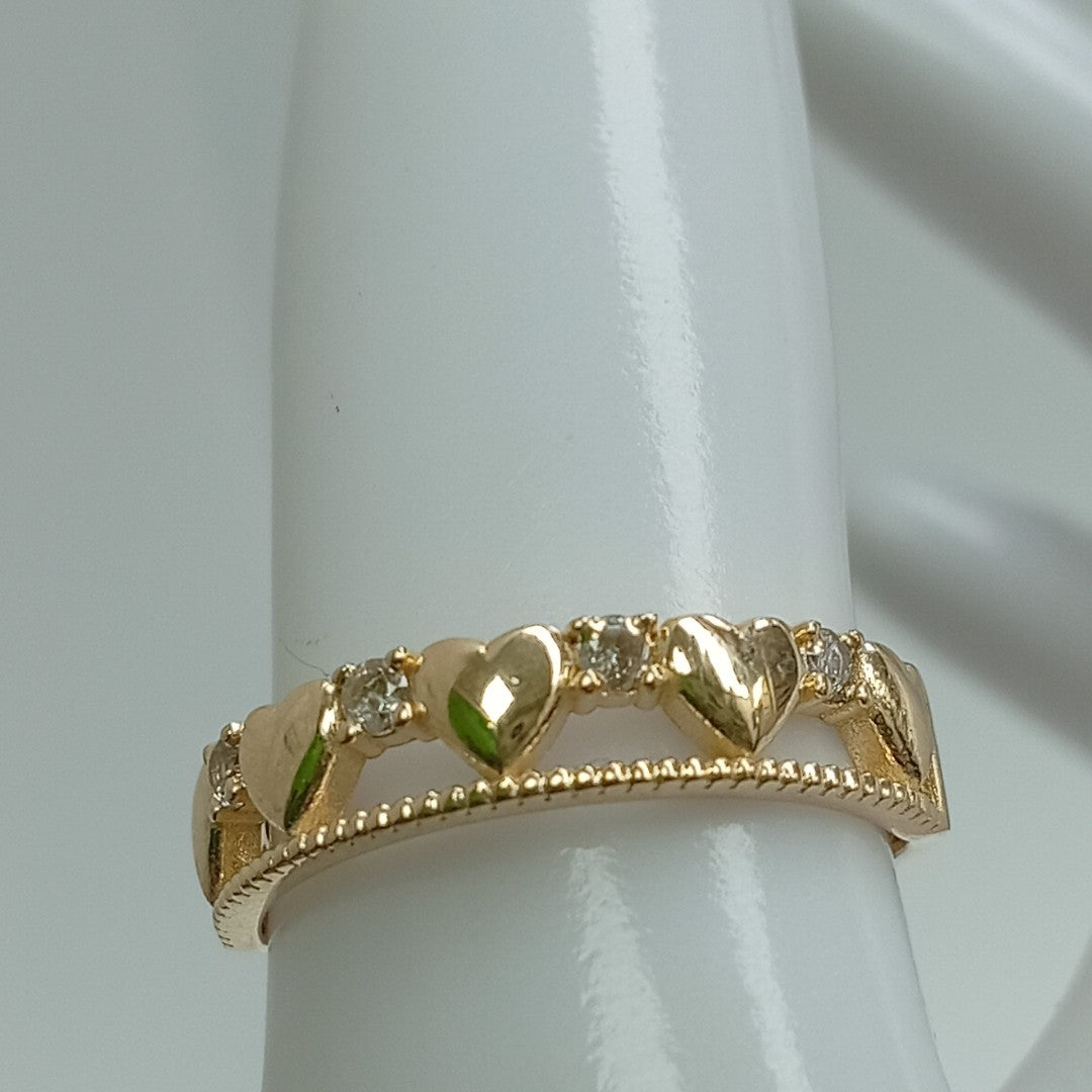 ANILLOS DAMA ORO 14K 2 (NUEVO)