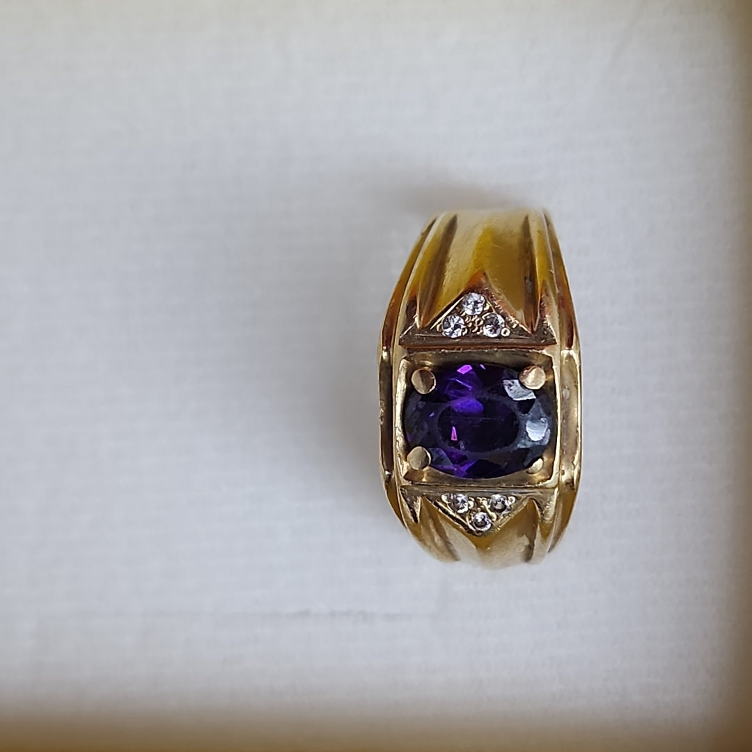 ANILLO ORO 14 K 9,50 GRMS (SEMINUEVO)
