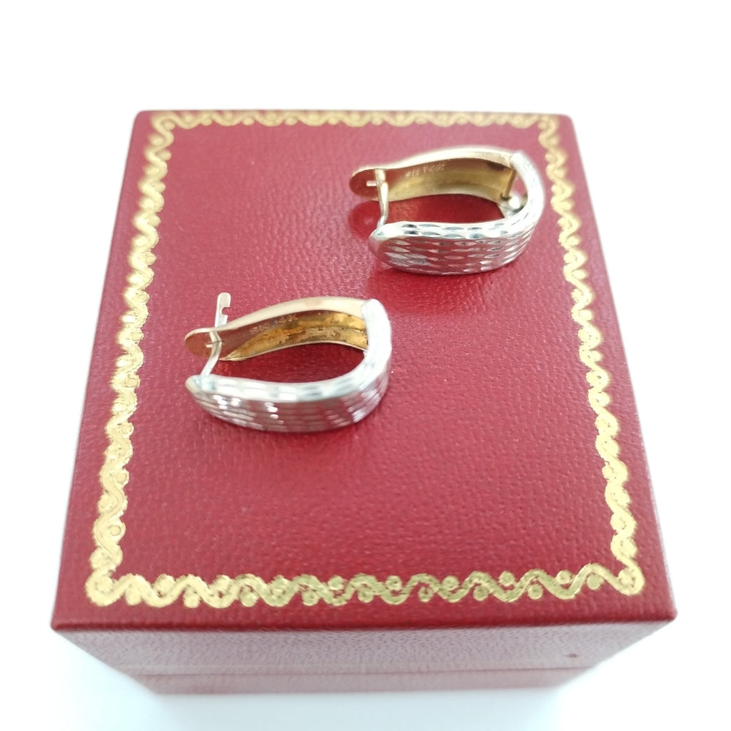 ARETES PAR ORO 14 K 1,80 GRMS (SEMINUEVO)
