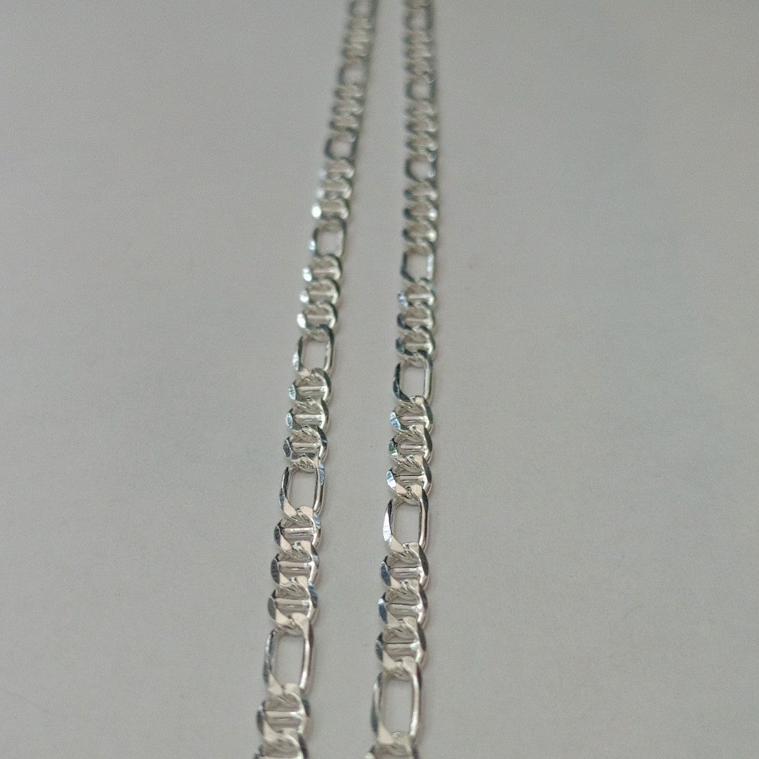 CADENA TEJIDO MARINERO PLATA .925 55 CM 8 GR (NUEVO)