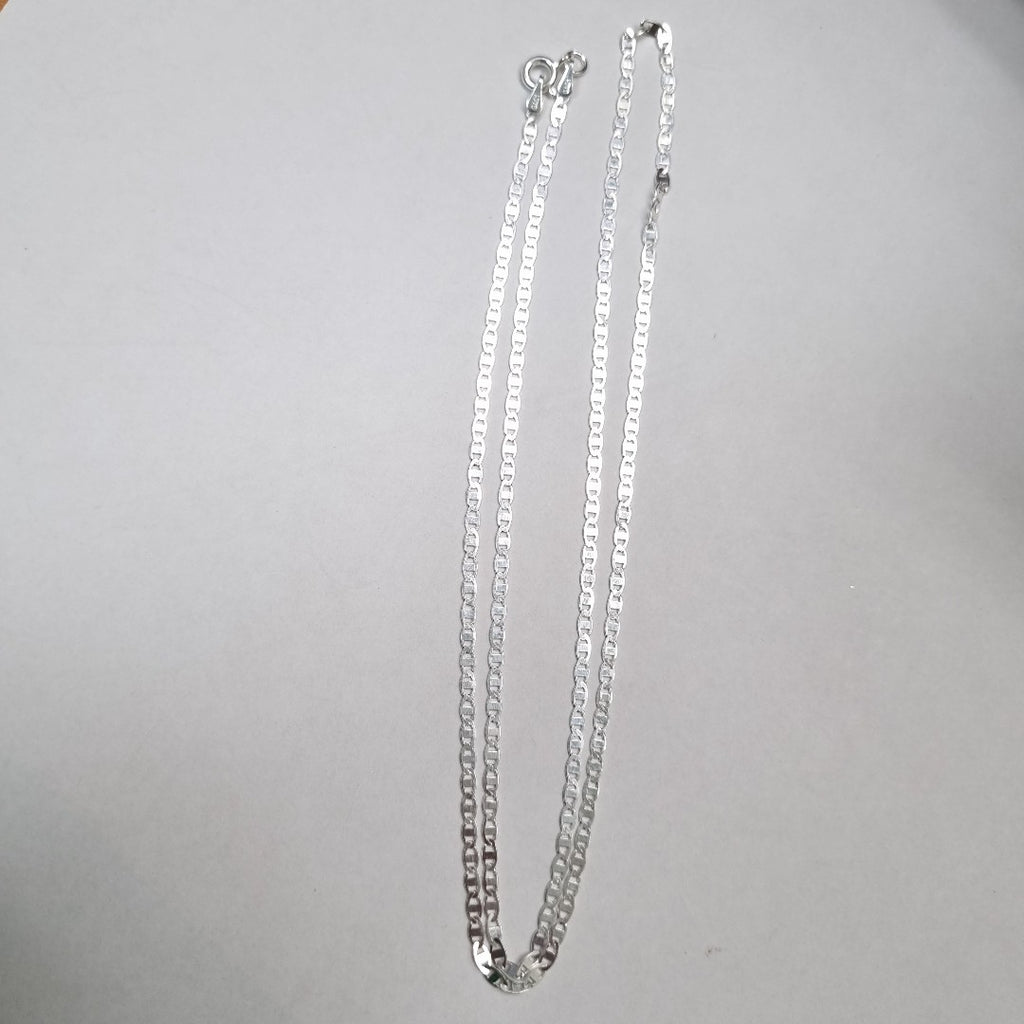 CADENA TEJIDO ESPEJO PLATA .925 60 CM 4.2 GR (NUEVO)