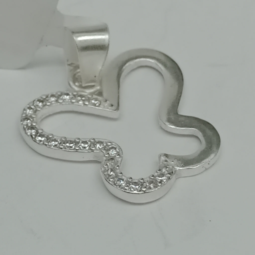 DIJE MARIPOSA C/CIRCONIAS PLATA .925 2.3 GR (NUEVO)