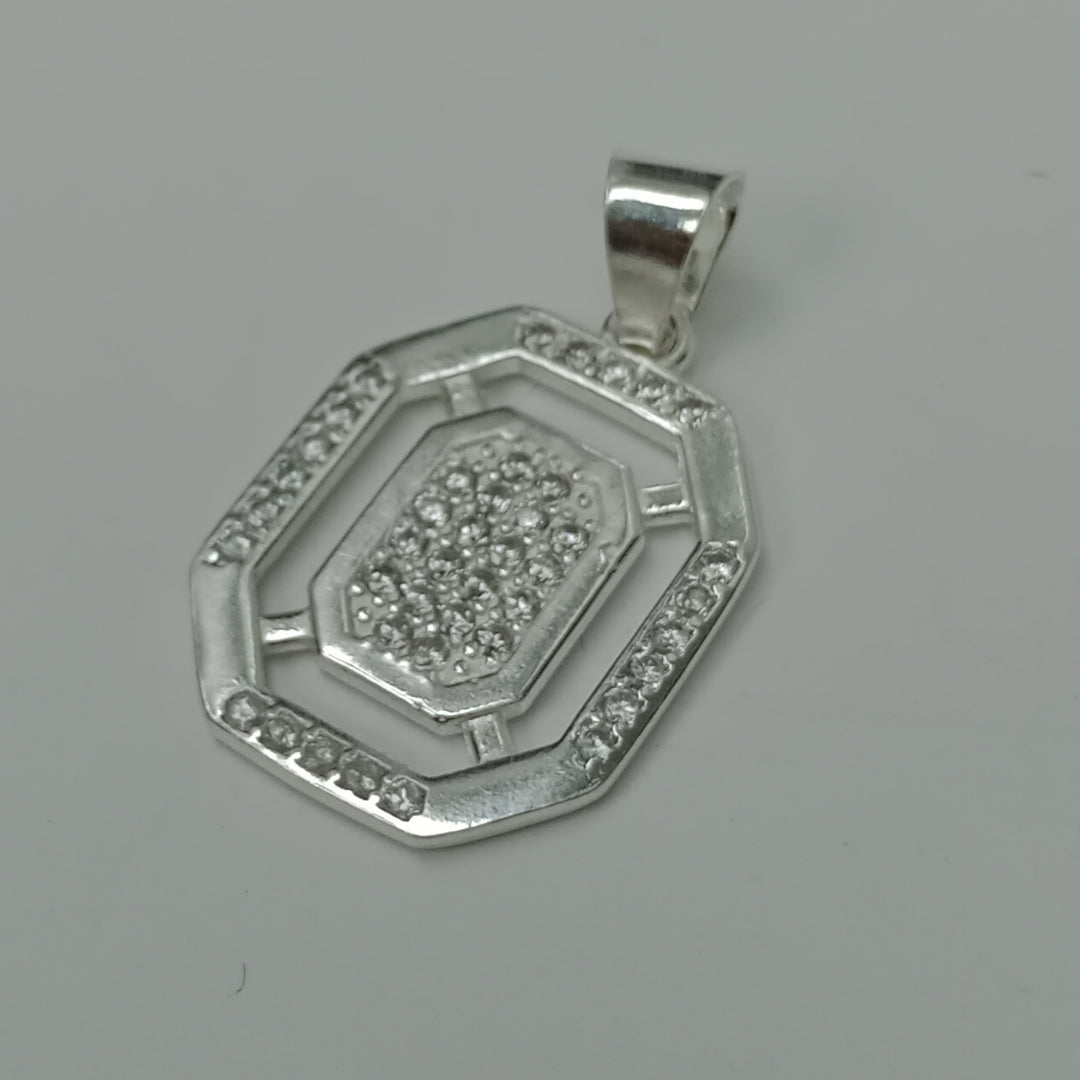 DIJE C/CIRCONIAS PLATA .925 3.5 GR (NUEVO)