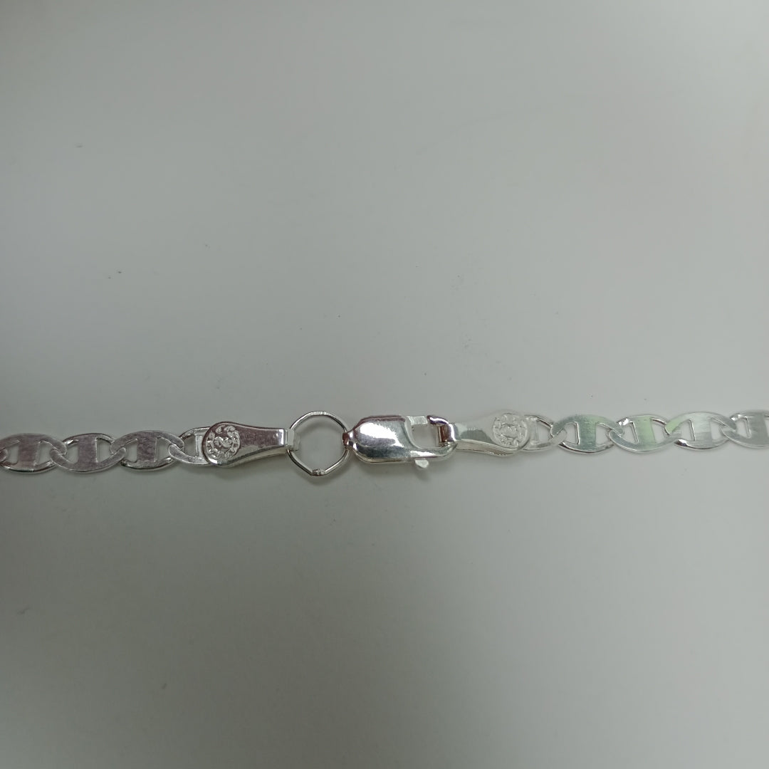 CADENA TEJIDO GUCHI PLATA .925 60 CM 9 GR (NUEVO)
