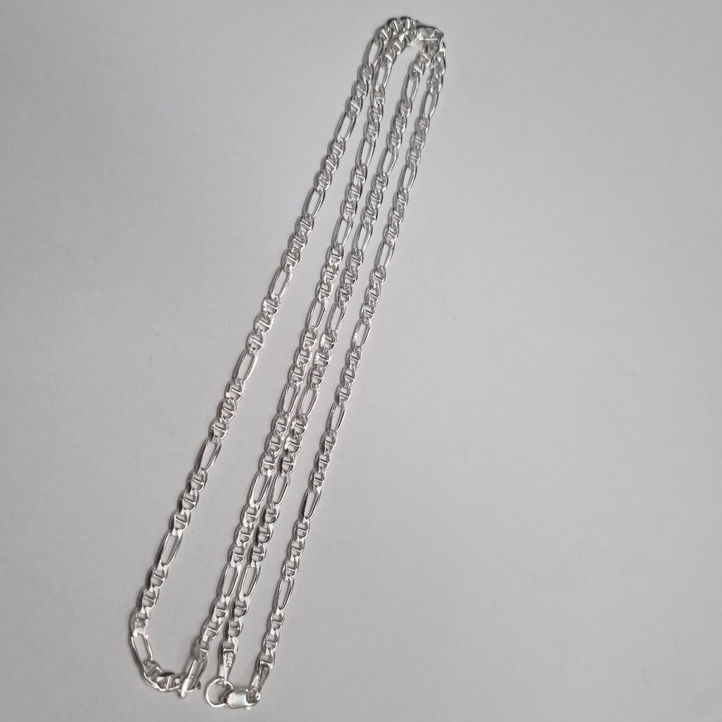 CADENA TEJIDO 3X1 PLATA .925 60 CM 8.2 GR (NUEVO)