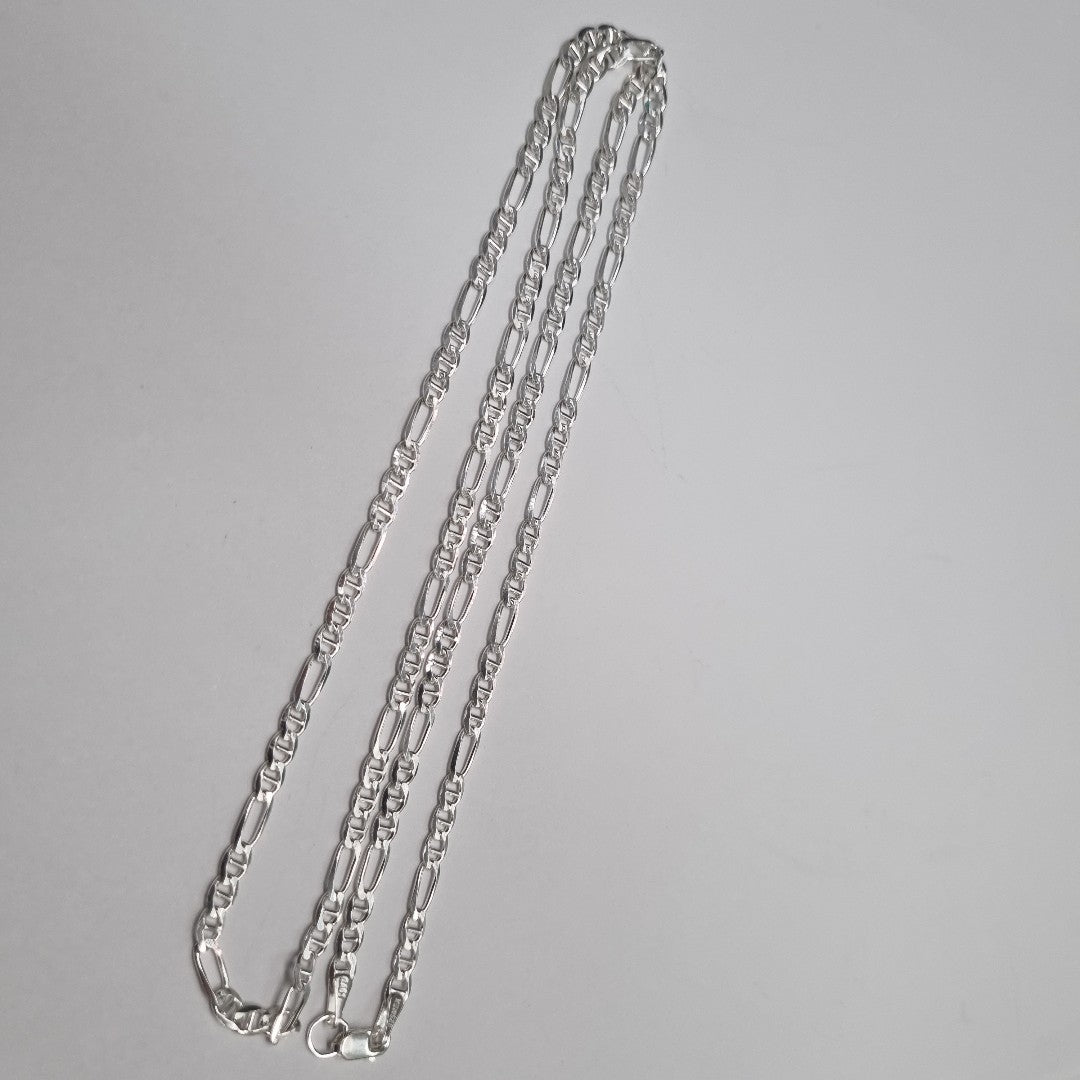 CADENA TEJIDO 3X1 PLATA .925 60 CM 8.2 GR (NUEVO)