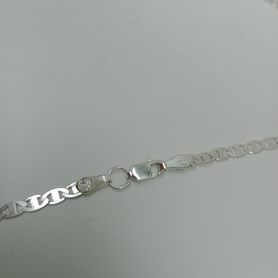 CADENA TEJIDO GUCHI PLATA .925 60 CM 9.4 GR (NUEVO)