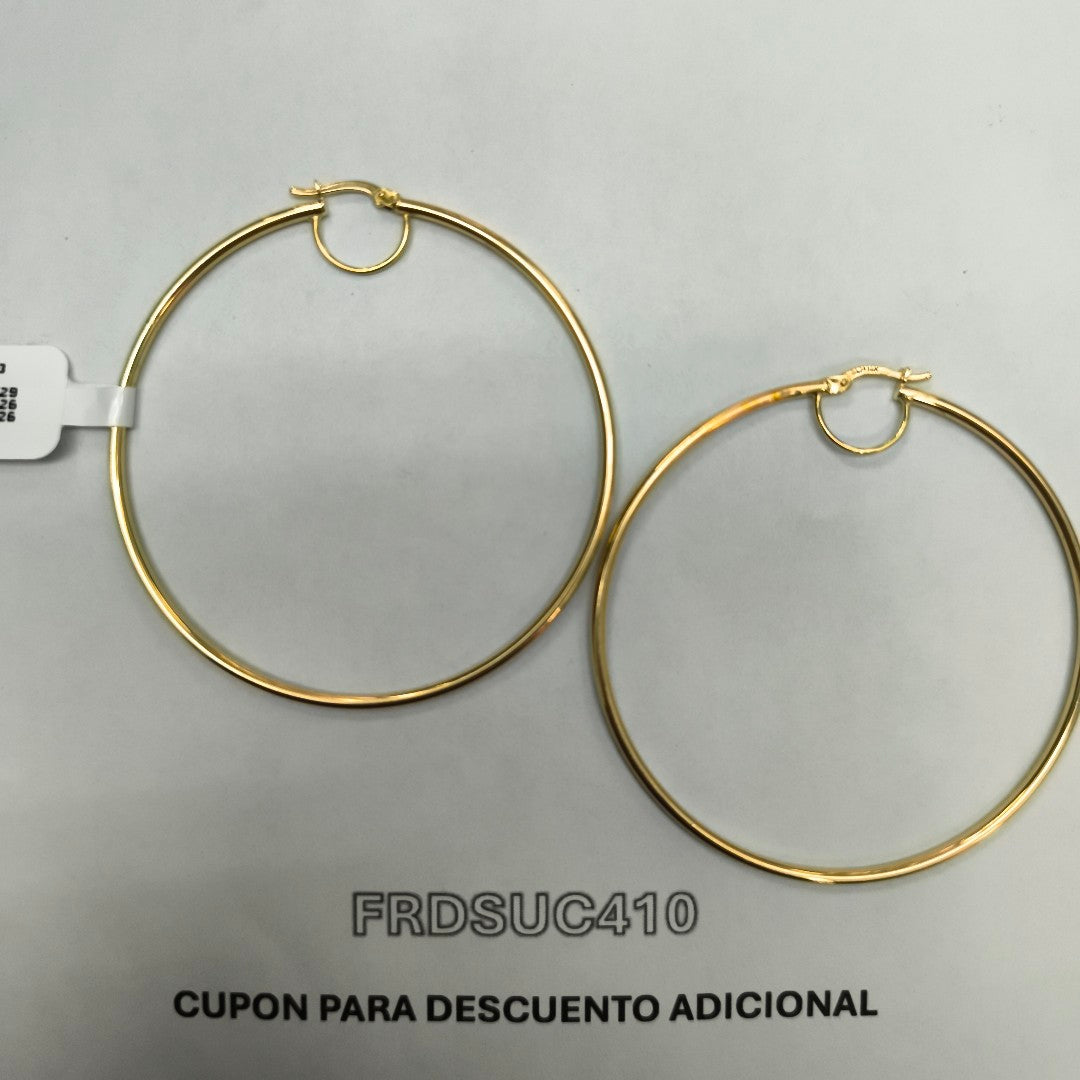 ARRACADAS PAR ORO 14 K 3,70 GRMS (SEMINUEVO)
