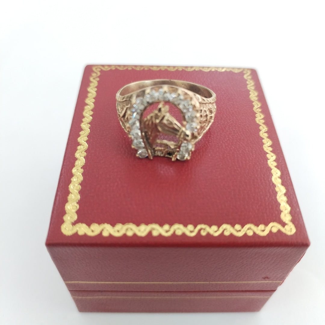 ANILLO ORO 10 K 3,60 GRMS (SEMINUEVO)