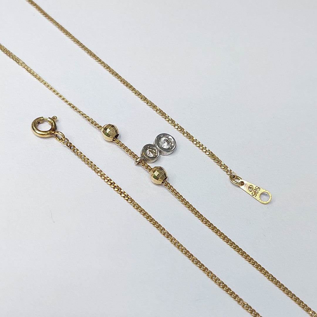 CADENA, DIJE ORO 14 K 3.2 GRMS (SEMINUEVO)