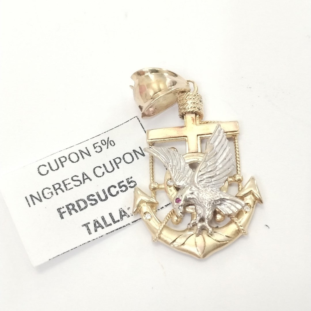 DIJE ORO, ORO BLANCO 14 K 9.9 GRMS (SEMINUEVO)