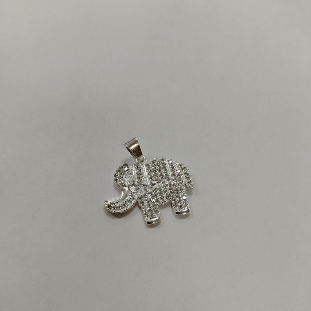 DIJE ELEFANTE C/CIRCONIAS PLATA .925 5.5 GR (NUEVO)