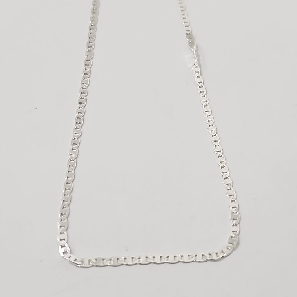 CADENA TEJIDO ESPEJO PLATA .925 60 CM 4.3 GR (NUEVO)