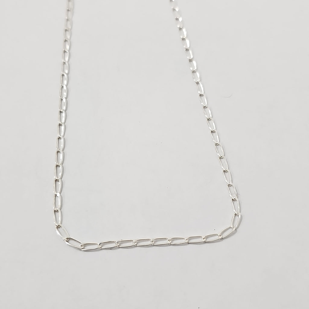 CADENA TEJIDO ESLABONES PLATA .925 50 CM 2.5 GR (NUEVO)