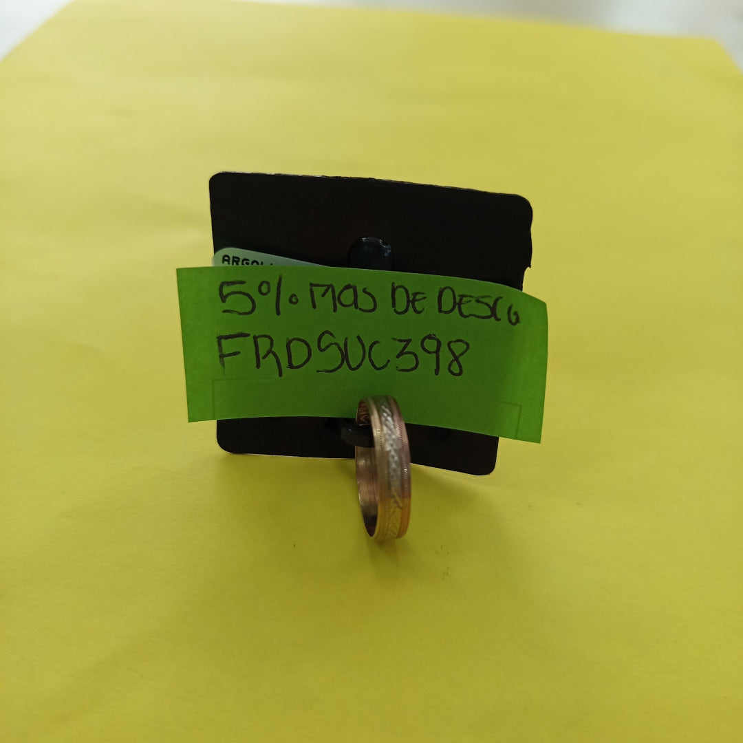 ARGOLLA ORO,ORO COMBINADO 8 K 1,10 GRMS (SEMINUEVO)